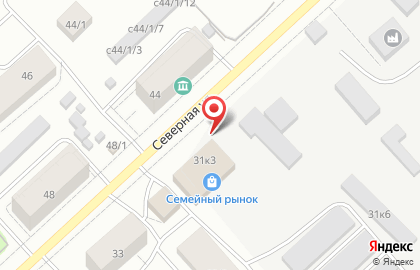 Магазин цифровой и бытовой техники DNS на Северной улице на карте