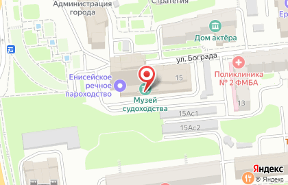 Енисейский филиал Российский речной регистр на карте