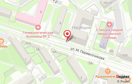 Киоск по продаже фруктов и овощей в Новосибирске на карте
