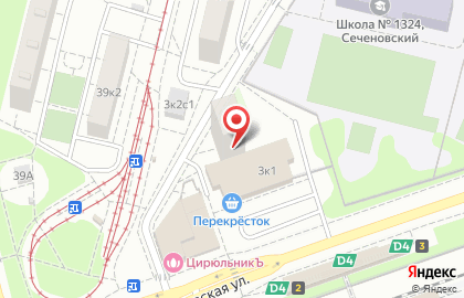 Перекресток в Новогиреево на карте