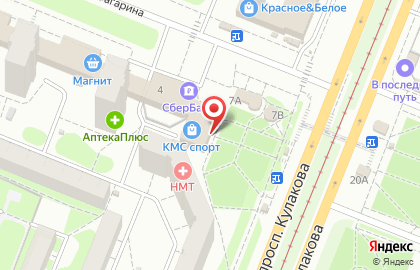 Почта Банк в Курске на карте