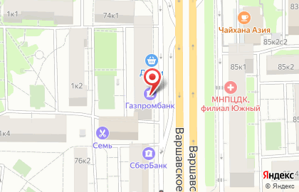 Газпромбанк в Москве на карте