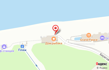 Кафе быстрого питания Маяк в Береговом переулке на карте