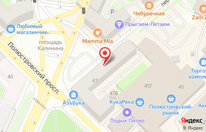 Медицинский магазин в Санкт-Петербурге на карте