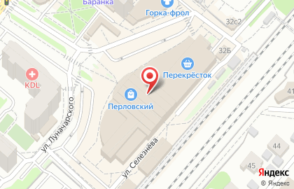 Салон Ювелирцентр на улице Селезнёва на карте