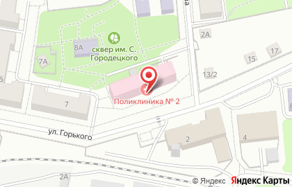 Клиническая больница Поликлиника №2 №8 на карте