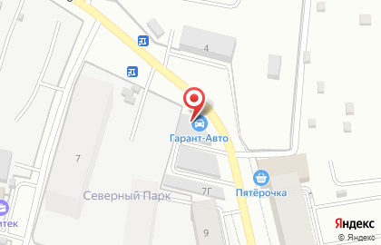 Автомастерская Гарант-Авто на карте
