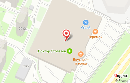 Гипермаркет О`КЕЙ на проспекте Маршала Жукова на карте