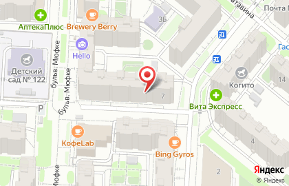 Суши-бар Панда в Кировском районе на карте
