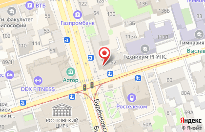 Магазин нижнего белья Milavitsa на улице Максима Горького на карте