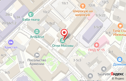 Музей Огни Москвы в Москве на карте