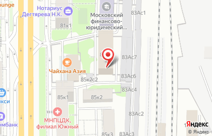 Московский Городской Фонд Обязательного Медицинского Страхования юао Представительство на карте