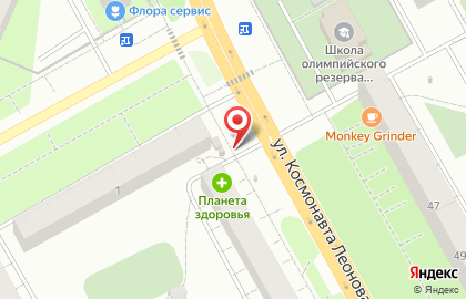 Продуктовый магазин в Перми на карте