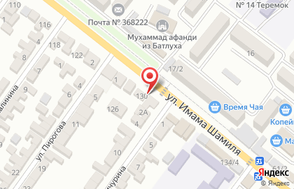 Шиномонтажная мастерская в Буйнакске на карте