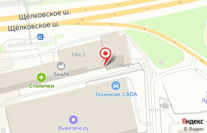 31 век на Щёлковском шоссе на карте