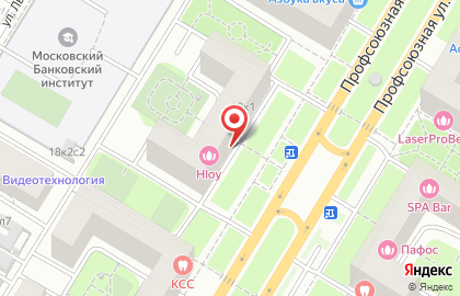 Московский Банковский Институт (мби) ноу на Профсоюзной улице на карте
