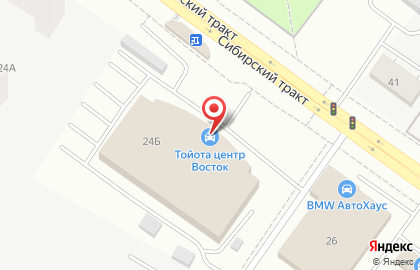 Тойота Центр Екатеринбург Восток на карте