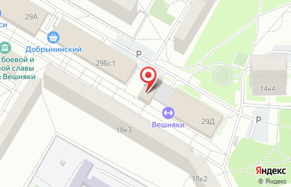Супермаркет Пятёрочка в Москве на карте