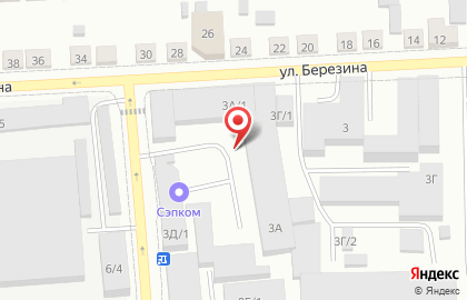 Торговая компания Полимер в Советском районе на карте