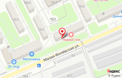 Ателье Белошвейка в Филях-Давыдково на карте
