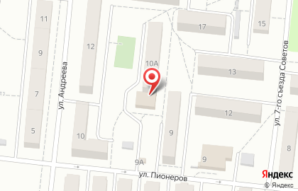 СберБанк России на улице Андреева, 10а в Узловой на карте