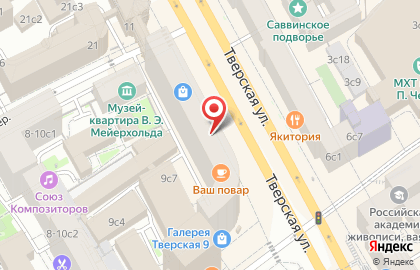 Ортопедический салон ОРТЕКА на Тверской улице на карте