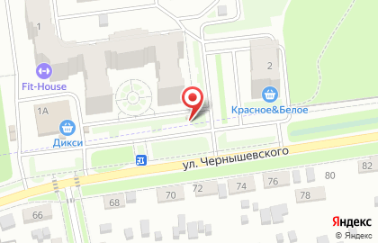 Киоск по продаже питьевой воды Ключ здоровья на улице Чернышевского на карте