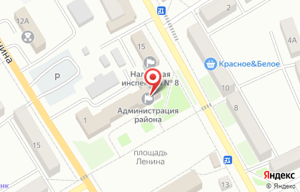 Банк Уралсиб, пао на улице Ленина на карте