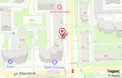 Салон массажа Гибкий тростник на улице Горького на карте