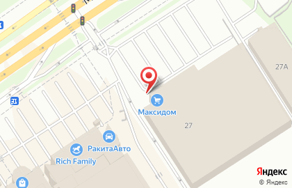 Гипермаркет МаксидоМ на 18-м км Московском шоссе на карте