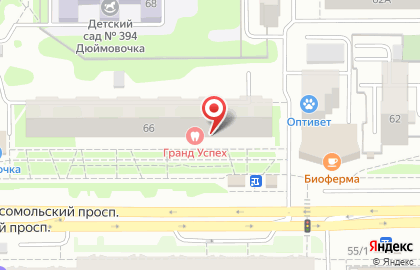 Салон красоты Влада на Комсомольском проспекте на карте