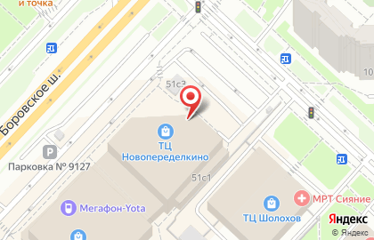 Банкомат Банк ЗЕНИТ на Новопеределкино на карте