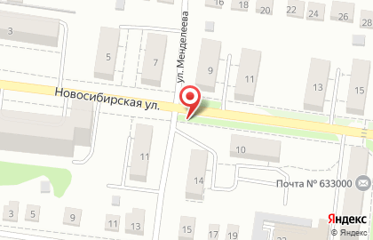 Новый на Новосибирской улице на карте