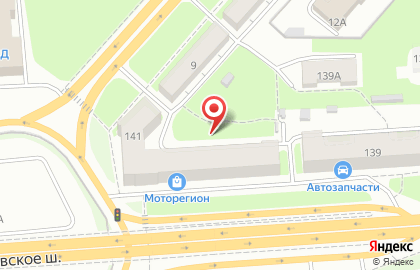 Титан на Московском шоссе на карте