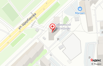 ХАНТЫ-МАНСИЙСКИЙ БАНК ОТКРЫТИЕ на улице Щербакова на карте