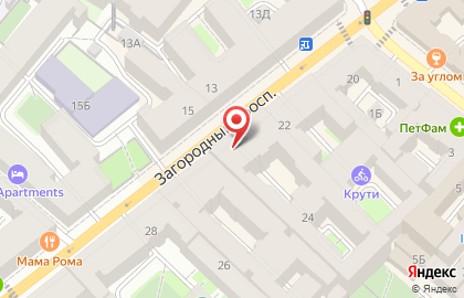 Салон красоты Spletni на Загородном проспекте на карте