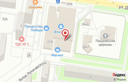 Магазин профессиональной косметики в Автозаводском районе на карте