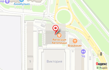 Кафе Автосуши и Автопицца на улице Бехтеева, 3 на карте