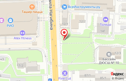 Киоск по продаже цветов Цветочный BOOM на проспекте Михаила Нагибина на карте