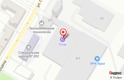 ОЗЭУ на карте