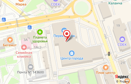 Супермаркет Перекресток в Москве на карте