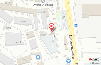 СПЕЦСТРОЙ на Динамовском шоссе на карте