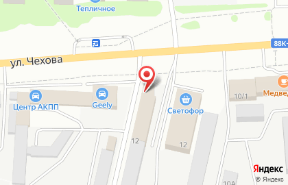 Магазин автозапчастей для КАМАЗ Автосила на улице Чехова на карте