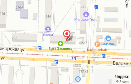 Автошкола Альбатрос на Беломорской улице на карте