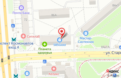 Сеть салонов экспресс-обслуживания Билайн на улице Старых Большевиков на карте