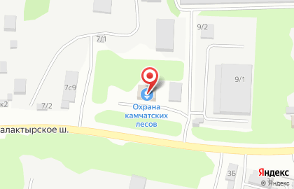 Охрана камчатских лесов в Петропавловске-Камчатском на карте