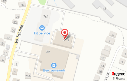 Автосервис FIT SERVICE на улице Бутова на карте