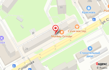Парикмахерская Стрижка Shop в Свердловском районе на карте
