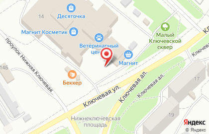 Киоск по продаже печатной продукции на Ключевой улице на карте