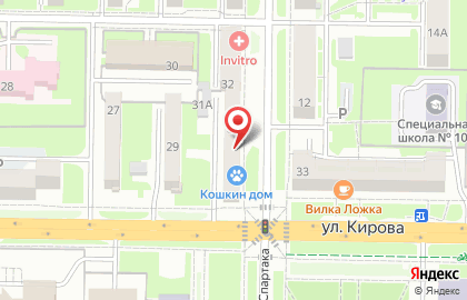 Супермаркет Мария-Ра на улице Кирова, 31 на карте